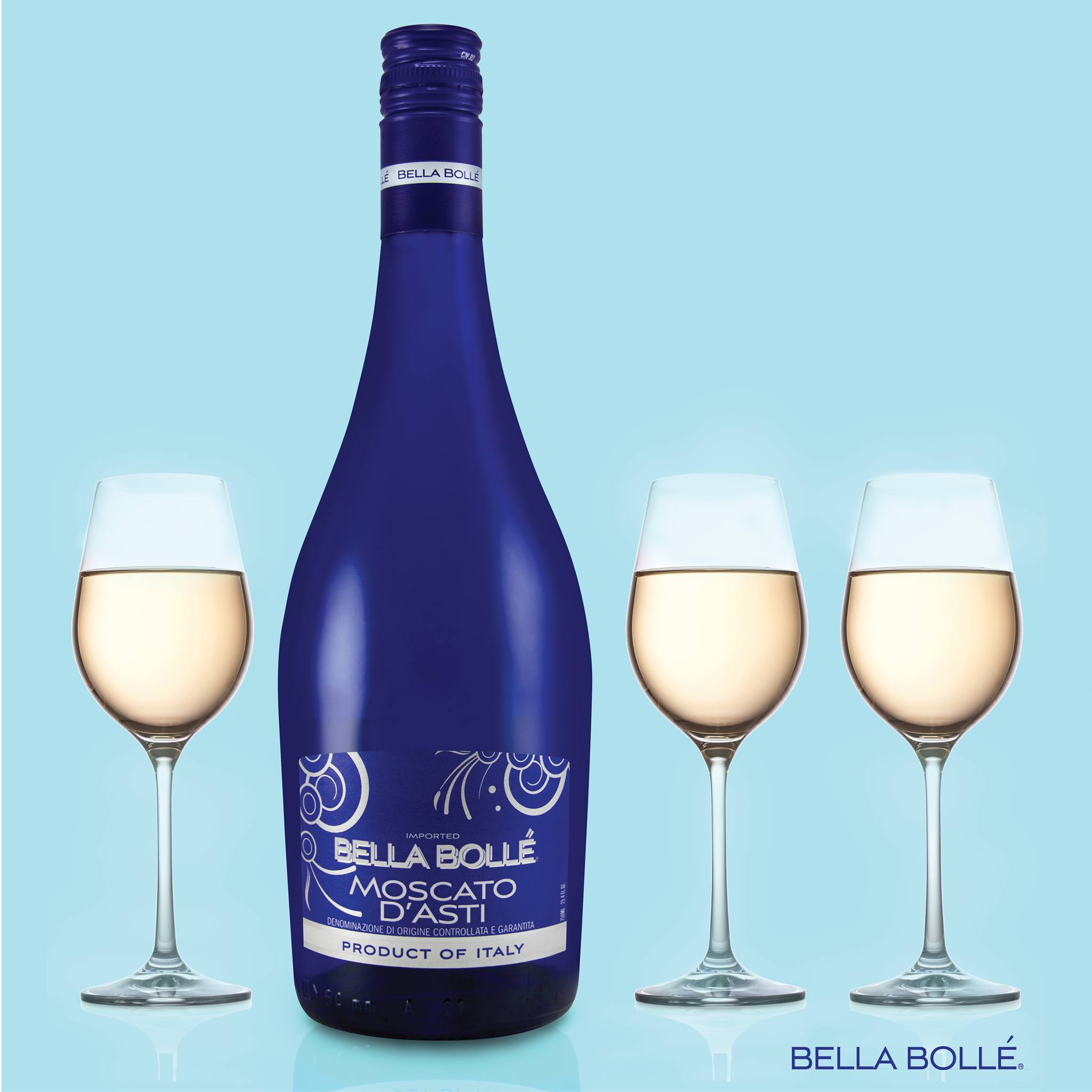 Bella Bolle Moscato White Wine, 1.5L Glass Bottle, 5.5% ABV, 6-240ml ...