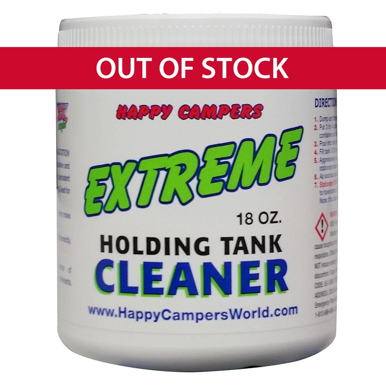 Happy Campers Extreme Cleaner, Liquid Holding Tank Treatment, RV Sewer System Accessories