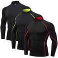 thumbnail image 1 of 3 Packs Athletic Shirts for Men Cooling Shirts Long Sleeve Tees Sun Protection, 1 of 7