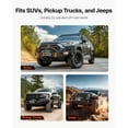 thumbnail image 6 of KFFKFF Electric Winch, 12000 lbs Capacity, 12V DC Truck Winch with 0.36 in x 80 ft Steel Cable, Dual Remote Control Options, IP55 Water Resistance for Towing SUVs, Jeeps, Trailers, Boats, 6 of 9
