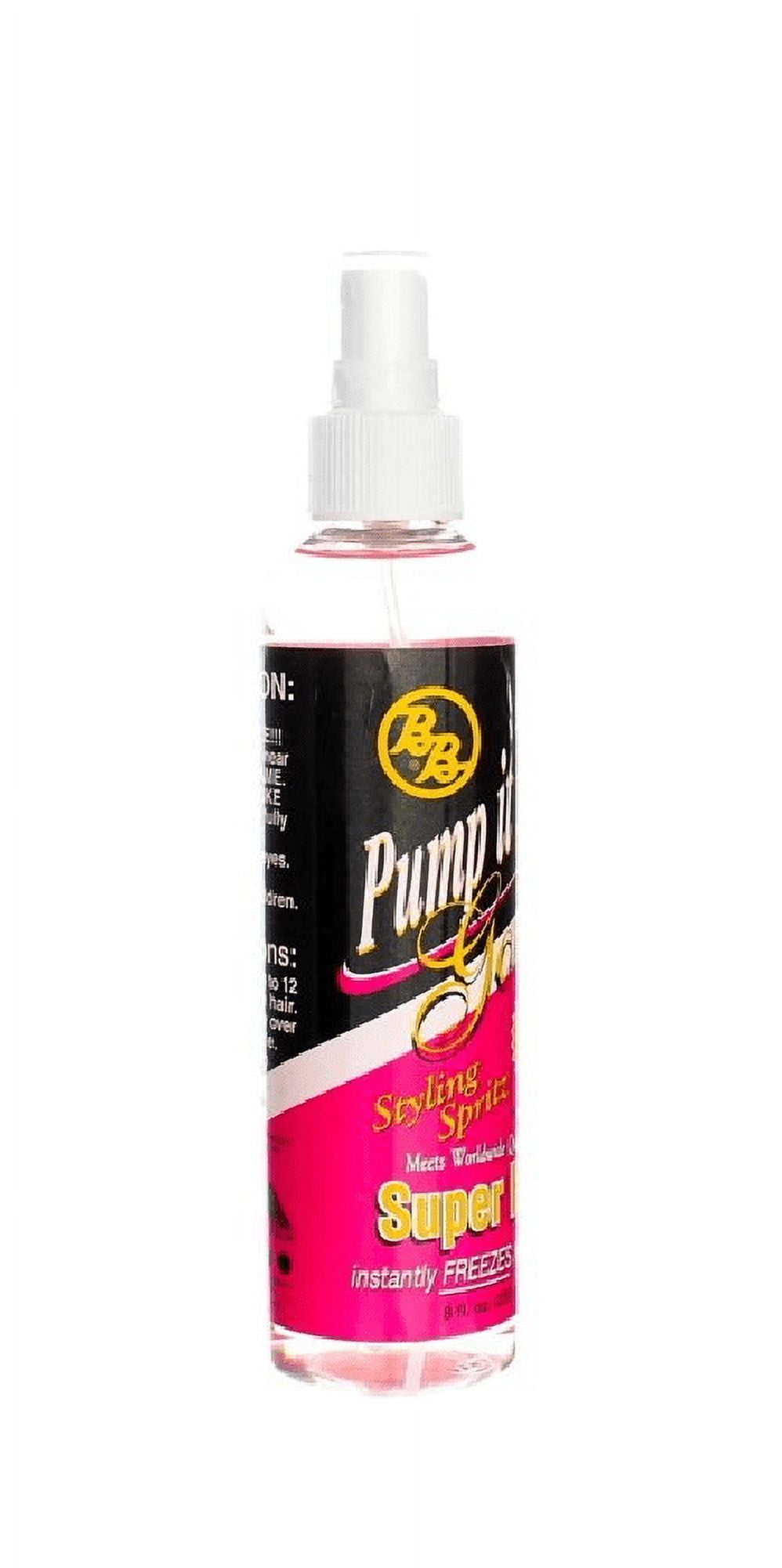 B&B Pump It Up Styling Spritz Gold, Super Hold, 8 fl oz, 3 Pack