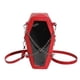 thumbnail image 1 of Bolso Cruzado para Mujer Con Forma Ataúd Bolso Mano PVC PU para Viajes Oficina (rojo), 1 of 9