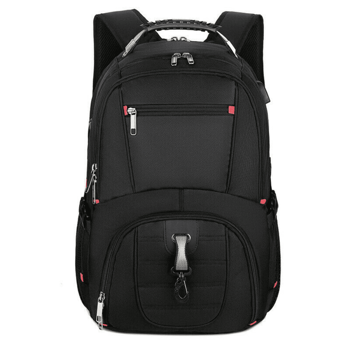 Unisex PU Leather Backpack Cute Mens Dachshund Brown Print Womens Casual Daypack Mens Travel Sports Bag Boys College Bookbag 