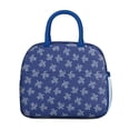 thumbnail image 2 of Lunch Bag Lunch Box for Women Reusable Insulated Lunch Bags,Water-Resistant Sea​Turtle in Line Art Style Hand Drawn Blue Cooler Lunch Tote Bag, Large Capacity for Work Travel Picnic, 2 of 6