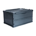 thumbnail image 1 of Contenedor de Almacenamiento plegable kusrkot Cajas de campamento al aire libre Gris 21x14x11 pulgadas, 1 of 8