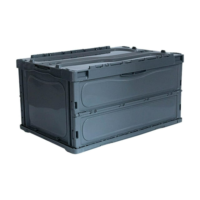 Contenedor de Almacenamiento plegable kusrkot Cajas de campamento al aire libre Gris 21x14x11 pulgadas