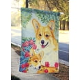 thumbnail image 2 of Carolines Treasures 7084CHF Corgi Mommas Love And Roses Flag Canvas - House Size, 2 of 4