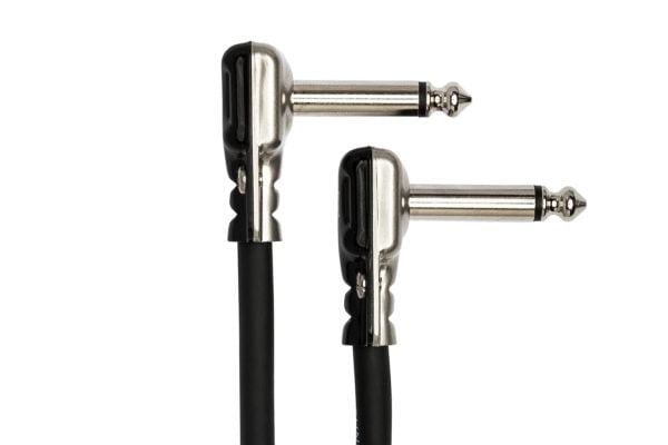 Hosa Pro HGFP-001 Guitar Pedalboard Patch Cable - Right Angle to Right Angle - 1 foot