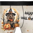 thumbnail image 4 of Happy Halloween Cocker Spaniel Witches Hat Pumpkin Carving All Over Print Boxer Briefs Underwear for Men Dad Cockers Dog Lover Gifts - 02019, 4 of 6