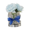 thumbnail image 4 of Lámpara de mesa LED romántica con forma de rosa, recargable, regulable, diseño único con forma de flor. azul, 4 of 8