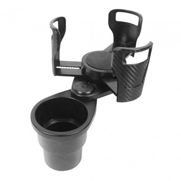 2 in 1 Cup Holder Expander for Car, Insert Drinks Organizer with Adjustable Base All Purpose Holder Mount for Bottles Drinks Mugs
