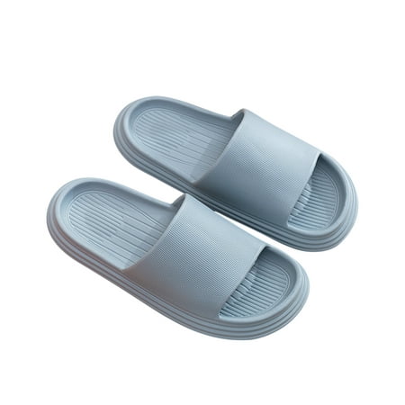 

YODETEY Women Men Home Couple Indoor Outside Slippers Soft Soled Slippers Shoes Gray