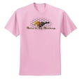 thumbnail image 2 of Wild Bobby, Make It My Mustang Vintage Ford Honeycomb, Cars and Trucks, Men Graphic Tee, Light Pink, Medium, 2 of 4