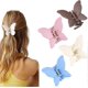 thumbnail image 1 of Butterfly Hair Claw Clips Non-Slip Strong Hold for Medium Thick Hair 4 Colors Fashion Hair Clip for Girls and Women (Brown,Pink,White,Blue), 1 of 4