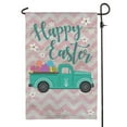 thumbnail image 3 of Happy Easter Vintage Pickup Truck Personalized Garden Flag with Custom Name Printing, Outdoor/Indoor, 12" x 17.5", 3 of 3
