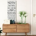 thumbnail image 2 of Stupell Industries Rules For A Happy Marriage Family Home List Canvas Wall Art Design by Daphne Polselli, 20" x 48", 2 of 4