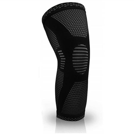 Knee Wraps - Compression Knee Sleeve - Best Knee Brace for Men & Women (SINGLE) – Knee Support for Running, Crossfit, Basketball, Weightlifting, Gym, Workout, Sports