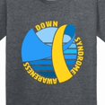 thumbnail image 4 of Inktastic Down Syndrome Awareness Retro Blue and Yellow Ribbon Youth T-Shirt, 4 of 5