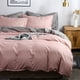 thumbnail image 5 of Ropa de cama Textura Liso Edredón Funda de almohada Sin sábana Tres juegos, 5 of 6