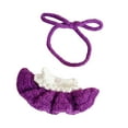 thumbnail image 3 of Muñeco de Peluche perfecl Vestido Tejido 15 cm 17 cm Violeta, 3 of 8