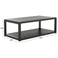 thumbnail image 3 of Safavieh Omara Glam 1 Shelf Ash Veneer Coffee Table, Black, 3 of 10