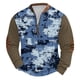 thumbnail image 2 of Blusas y camisas de manga larga con cuello redondo para hombre, sudadera con capucha de cuello redondo con cremallera y estampado, sudaderas de manga larga, blusa de poliéster para hombre, 2 of 4