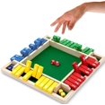 thumbnail image 1 of Juego de dados Shut The Box, de 2 a 4 jugadores Juegos de mesa de madera para adultos y niños, 8 dados, juegos clásicos de mesa para el aula, 1 of 5
