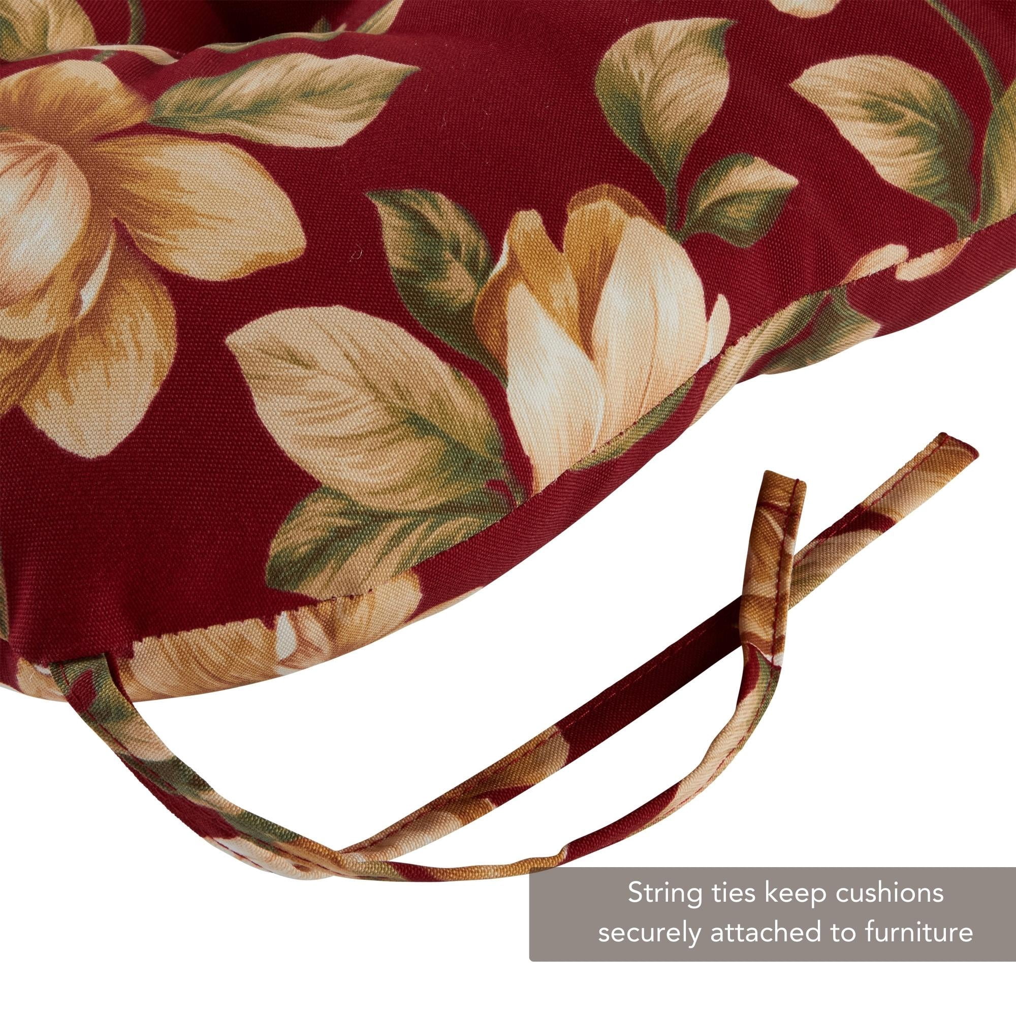 Greendale Home Fashions Roma Floral Outdoor Dining Chair Cushion