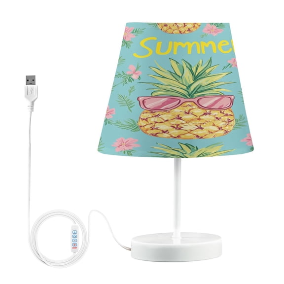 BZSMCE Table Lamp Creative Pineapple Party Pattern Simple Pattern Night Light