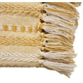 thumbnail image 4 of Handwoven Cotton Boho Throw Blanket with Tassels – All Season Throw for Decorative Luxury in Living Room or Bedroom, Soft Cozy Couch Sofa Bed Blanket, 50x60 Inches, 4 of 5