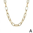 thumbnail image 3 of FurNest Women Paper Clip Chunky Thick Link Chain Necklace Choker FAS S3 H G5 G, 3 of 9