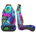 thumbnail image 3 of Sikiie Neon Free Play Car Seat Protector 2 Pack Car Seat Cushion Mat, Car Seat Covers for SUV, Truck, Van, 3 of 7