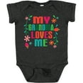thumbnail image 3 of Inktastic My Grandma Loves Me Girls Girls Baby Bodysuit, 3 of 5