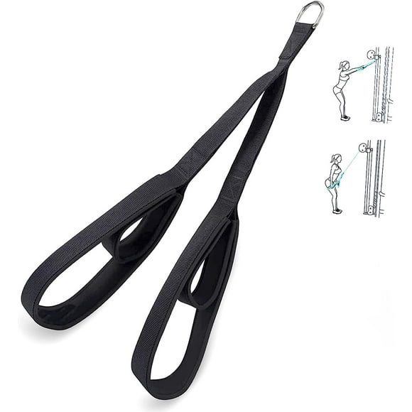 Tricep Rope,Cable Bicep Rope,Tricep Rope with Non-Slip Double Handle,Cable Bicep Rope for Back Muscle Training,Gym or Home,Rope