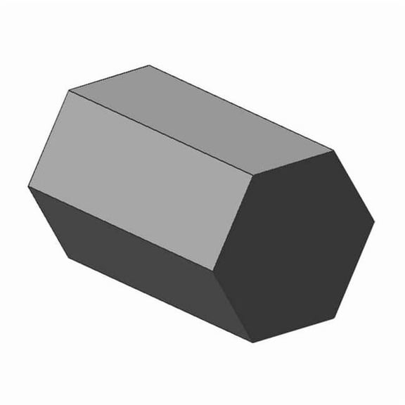 Manufacturer Varies Carbon Steel Hex Bar,6 ft L,7/16 in W 14H.437-72