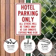 thumbnail image 4 of Hotel Parking Only Sign,, 4 of 8