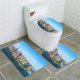 thumbnail image 1 of ABPHQTO Manhattan Nueva York Juego de alfombras de baño de 3 piezas Alfombra de baño Alfombra de contorno y tapa de inodoro ABPHQTO Cont-CHAPPLE-13882, 1 of 2