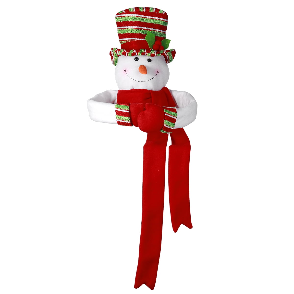 HOMEMAXS Christmas Tree Topper Snowman Hugger Christmas Snowman of the