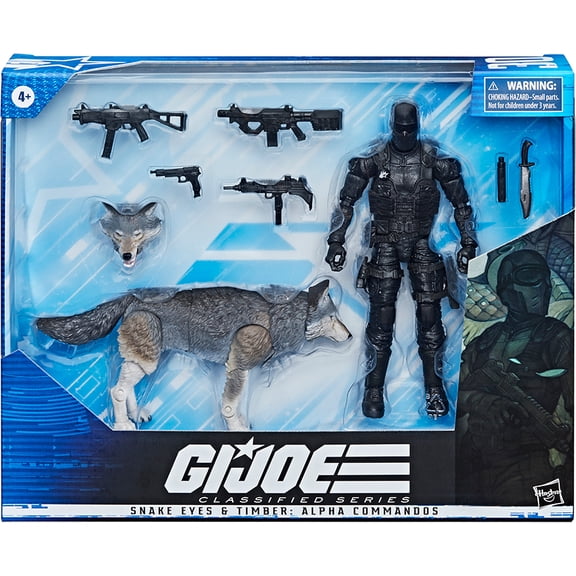 G.I. Joe 6 Inch Action Figure Classified Deluxe - Snake Eyes & Timber Alpha Commandos
