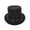 Black, variant on Classic Tall Top Hat, Halloween Lincoln Style Magician Stage Prop, Carnival Themed Party Costume Dress Hat, Hat for Halloween Party Stage Performance Cosplay