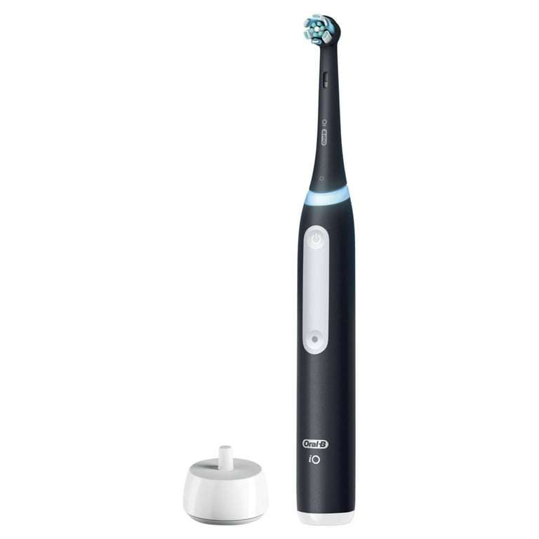 Oral-B iO3 Limited Electric Toothbrush, (2) Heads, Black, Plaque