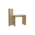 thumbnail image 3 of We Have Furniture Desk Wichita, Four Shelves, Light Oak / White Finish, 3 of 6