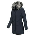 thumbnail image 3 of Wnegstg Women Winter Coat Fashion Hooded Faux-Fur Winter Warm Puffer Long Jacket, 3 of 8