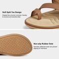 thumbnail image 4 of Ecetana Slide Sandals for Women Flip Flops Comfort Non-Slip Summer Casual Shoes Dressy Beach Sandals, 4 of 6