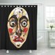thumbnail image 1 of ABPHQTO Digital The Old Mask Tribal de madera Rostro humano Emoción sorprendida Étnico en pintura Juego de cortinas de ducha de baño a prueba de agua 165x180 cm ABPHQTO PKNMT66x72Shower-9900, 1 of 2