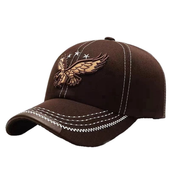 Adjustable Cap Eagle Embroidery Hat Baseball Cap Sunhat Sport Cotton Headdress Breathable Adjustable Outdoor Sun Daily Use