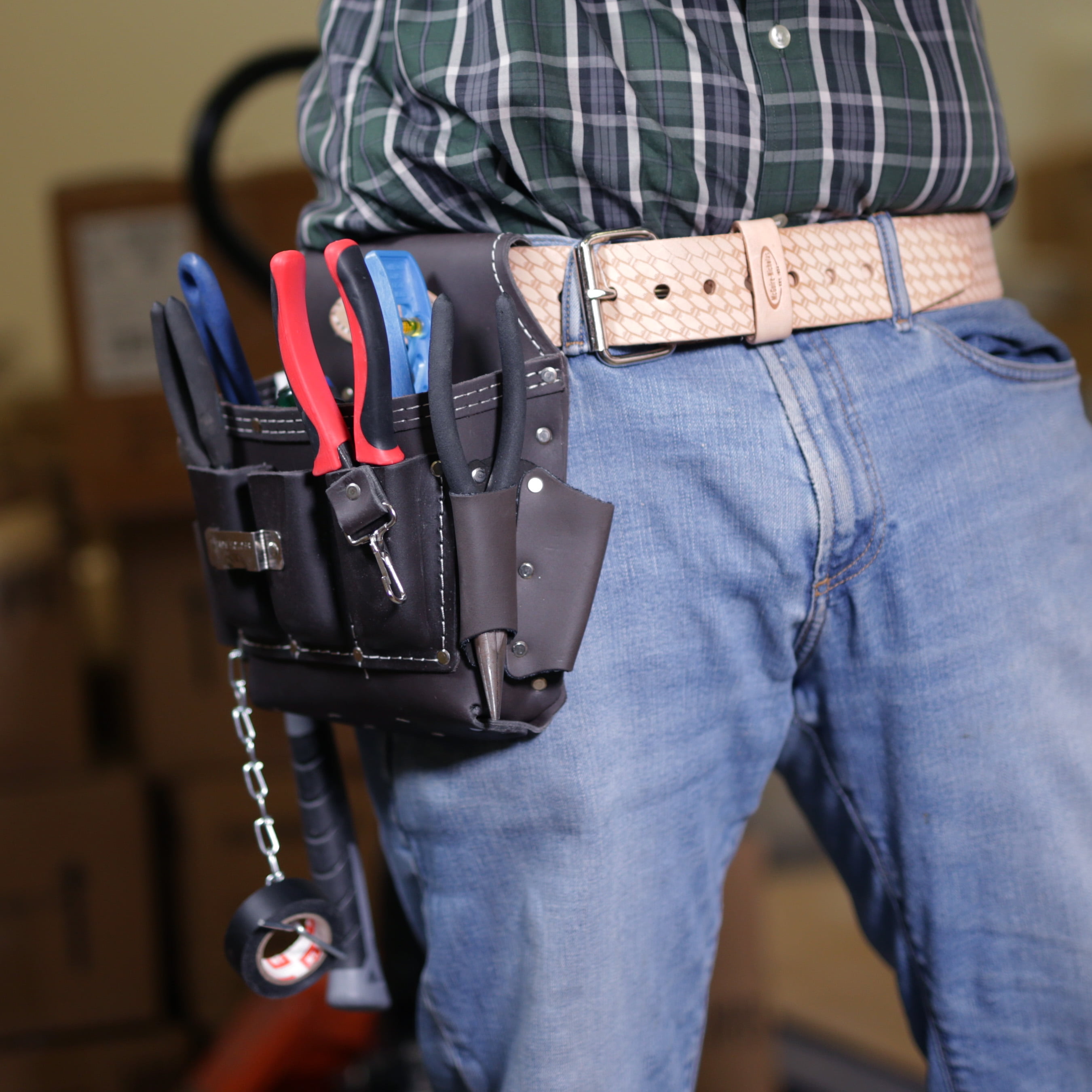 Leather Belts Nicholas Tool Belt Leather Tool Bag McGuire-Nicholas