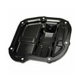 thumbnail image 3 of KarParts360 For Nissan Micra 2015 16 17 18 2019 Engine Oil Pan | Steel | Black | 4.7 Qt. Capacity | M12-1.25 Drain Thread Size | 1.4 Inches Maximum Depth | 0.53 Inches Minimum Depth | For 111103HC1A, 3 of 5