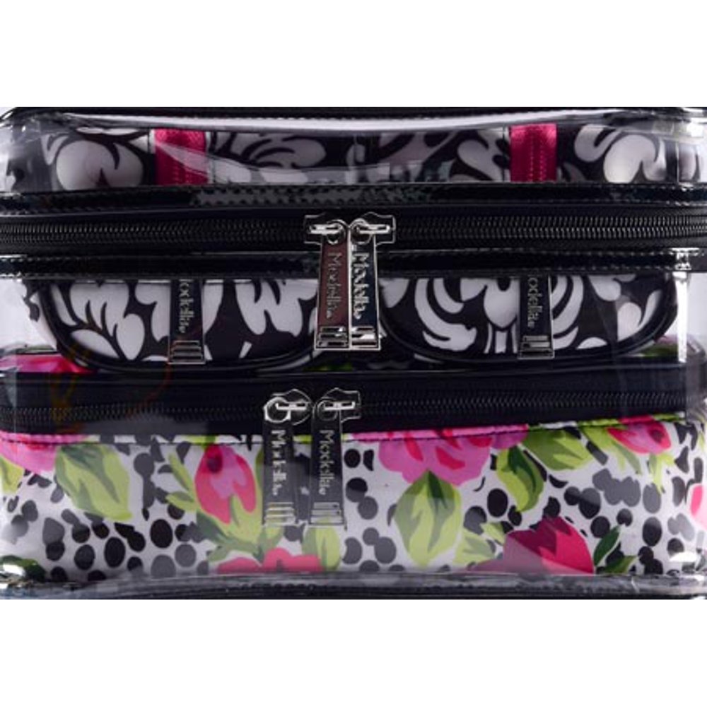 Modella Rose Train Case Set, 4 Piece