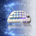 thumbnail image 4 of 17-Key Customized Keyboard, TYPE-C Port Wired Connection, Can Be Customized Keys, in Line with A Variety of Scenarios,1 x wired keyboard 1 x Data Cable,White, 4 of 8